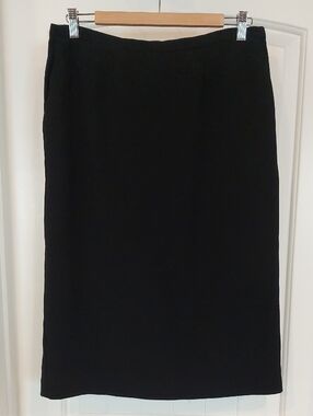 Koret Women's Black Vintage Pencil Skirt With Pockets 10